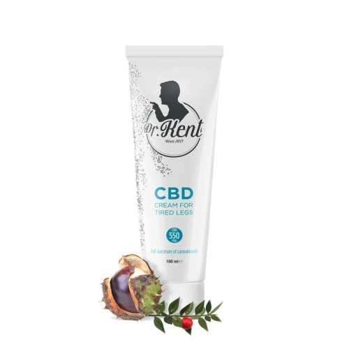 Dr. Kent CBD krema za utrujene noge, 1100 mg CBD