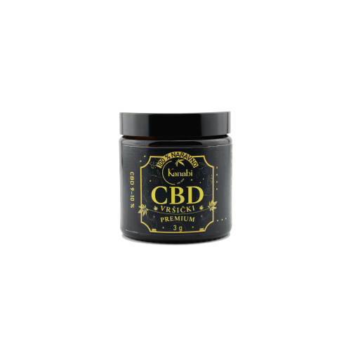 Kanabi CBD vršički 3 g, 9-10 % CBD 