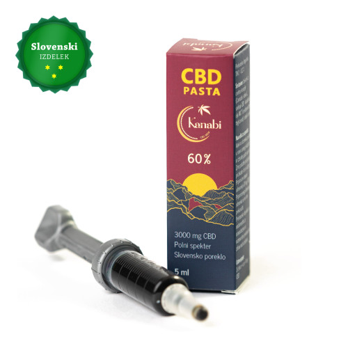 Kanabi CBD pasta 60 %, 5 ml  Kanabi CBD pasta 60 %, 5 ml