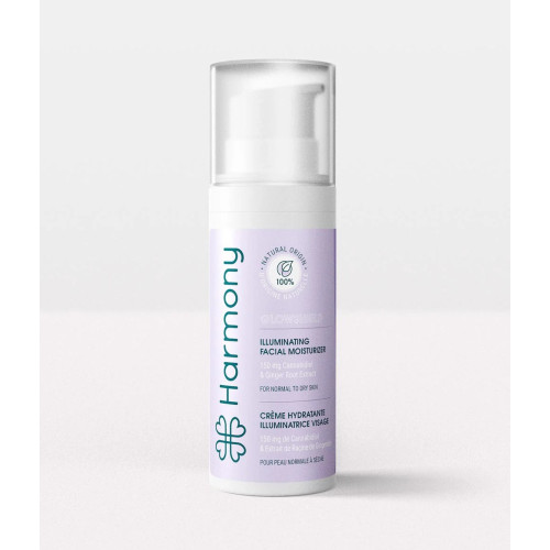 CBD vlažilna krema za obraz Harmony Glowshield, 150 mg CBD, 50 ml