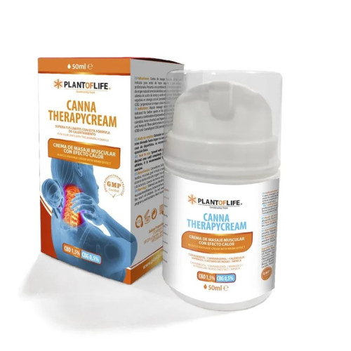 Canna - CBD in CBG terapevtska krema z grelnim učinkom, 50 ml
