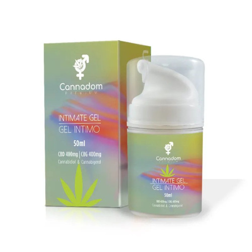 CBD/CBG lubrikant Cannadom (400 mg CBD in 400 mg CBG), 50 ml