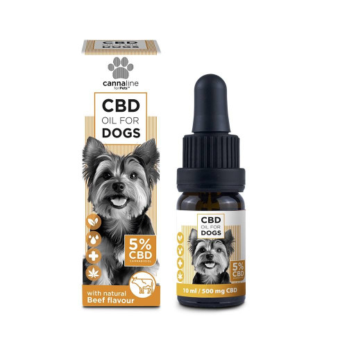 CBD olje za pse, 5 % CBD, Cannaline, okus govedine, 10 ml CBD olje za pse, 5 % CBD, Cannaline, okus govedine, 10 ml