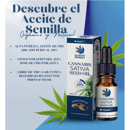 CBG olje 20 %, 10 ml - brez THC